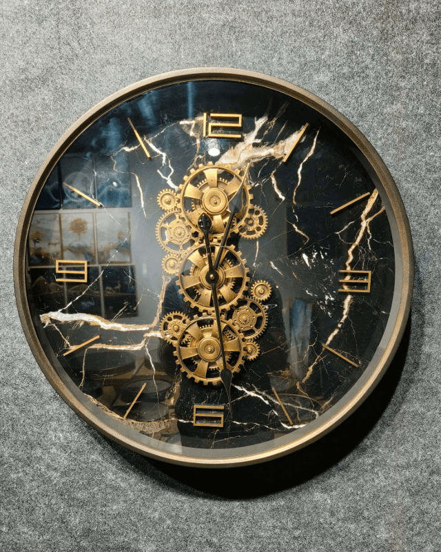 Royal Metal Gear Mechanical Clock Style 12