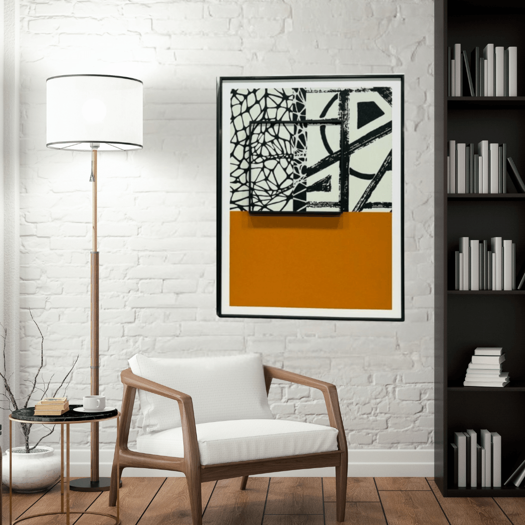 Exclusive Canva Printed Metal Frame Painting Style 20