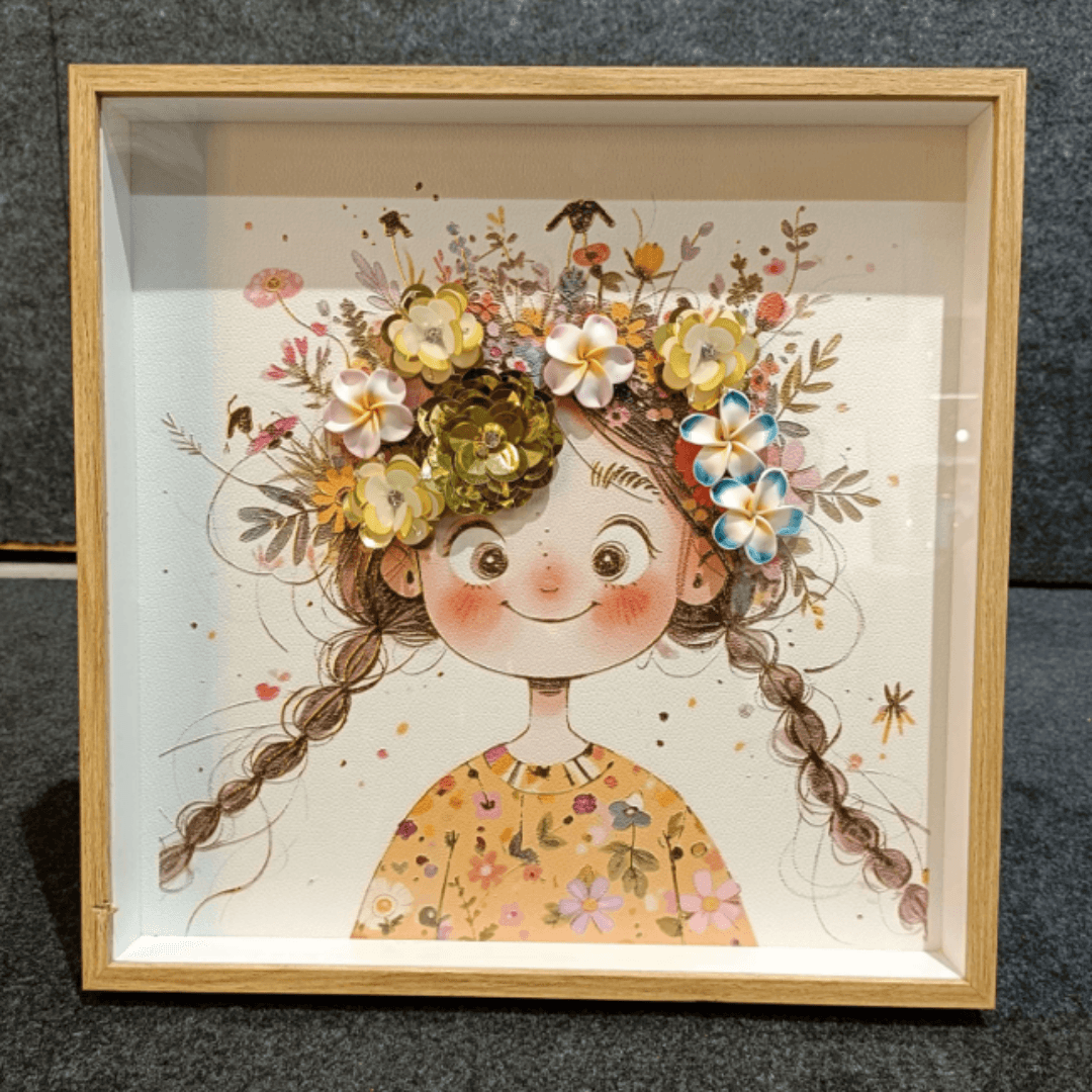 Artistic Wooden Frame Wall Painting Style 4