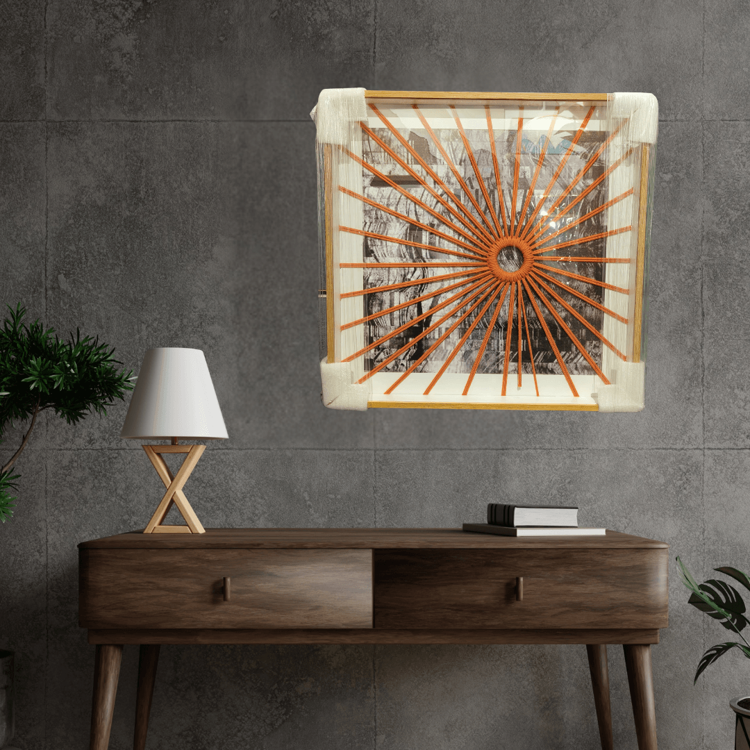 Artistic Wooden Frame Wall Painting Style 45