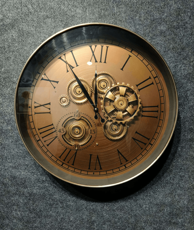Royal Metal Gear Mechanical Clock Style 3