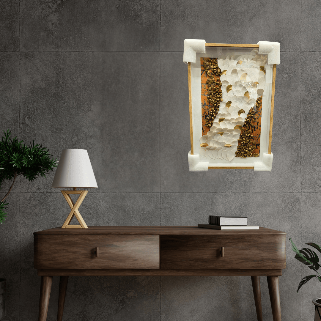 Artistic Wooden Frame Wall Painting Style 51