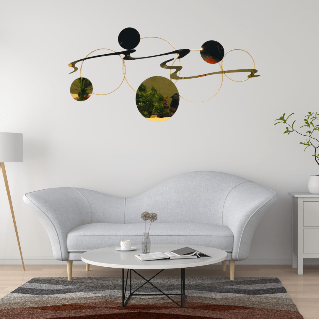 Exclusive Canva Printed Metal Frame Painting Style 50