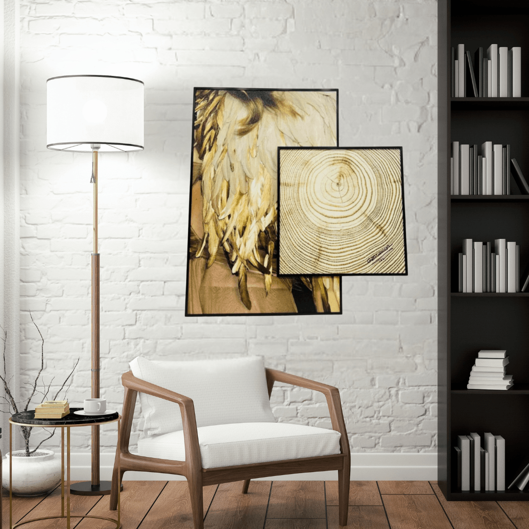 Exclusive Canva Printed Metal Frame Painting Style 55