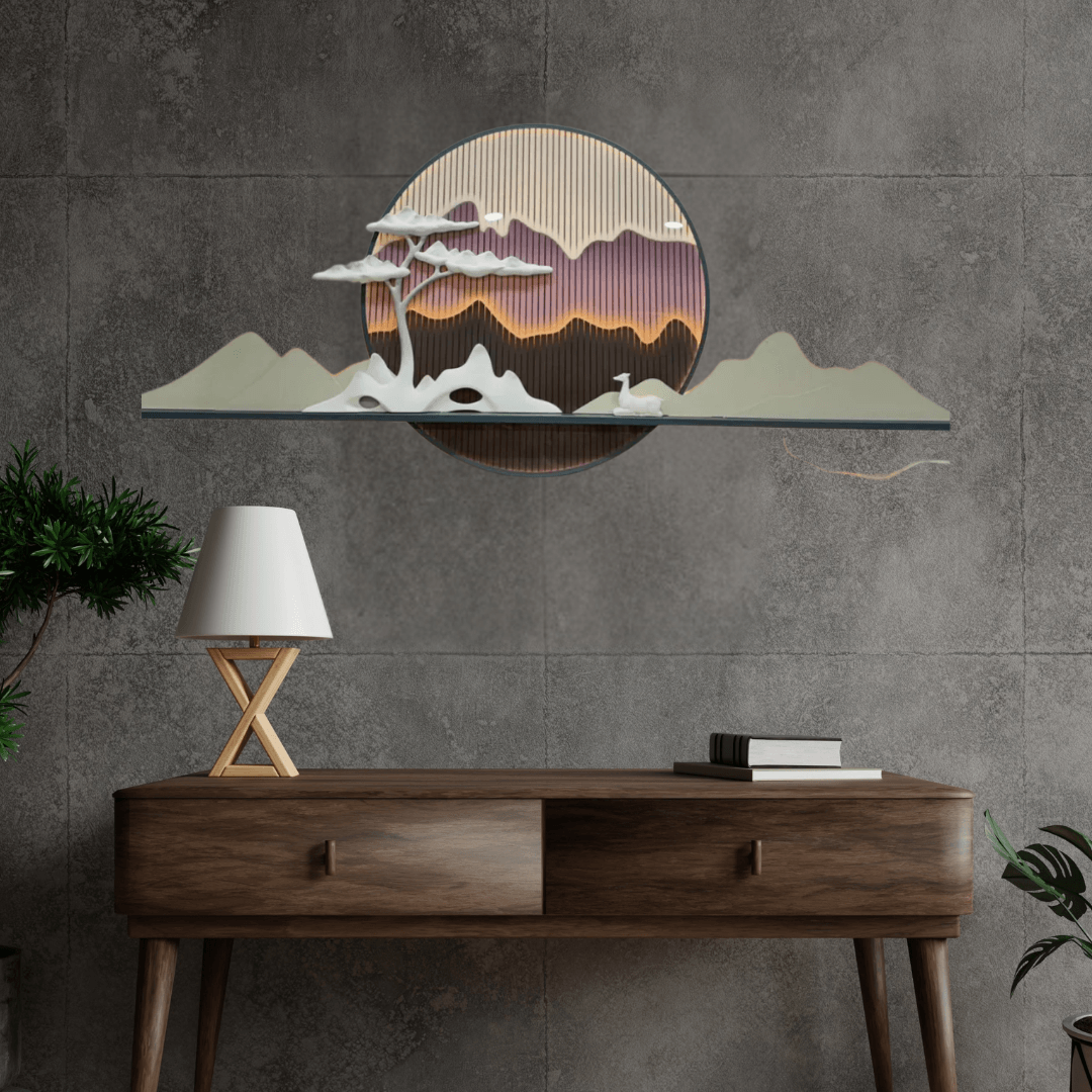 Exclusive Canva Printed Metal Frame Painting Style 61