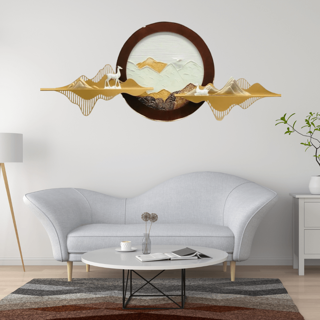 Exclusive Canva Printed Metal Frame Painting Style 67