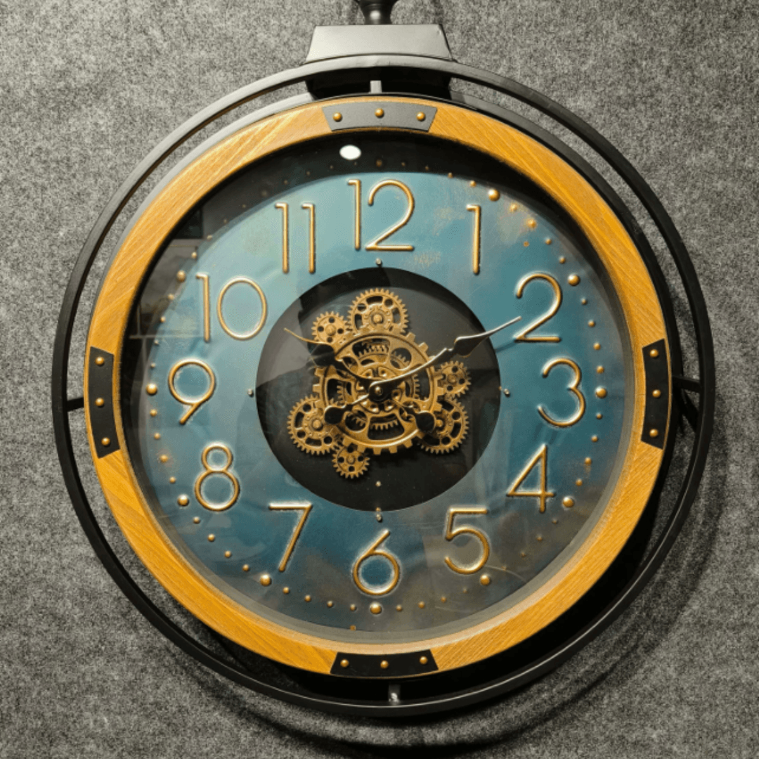 Royal Metal Gear Mechanical Clock Style 10