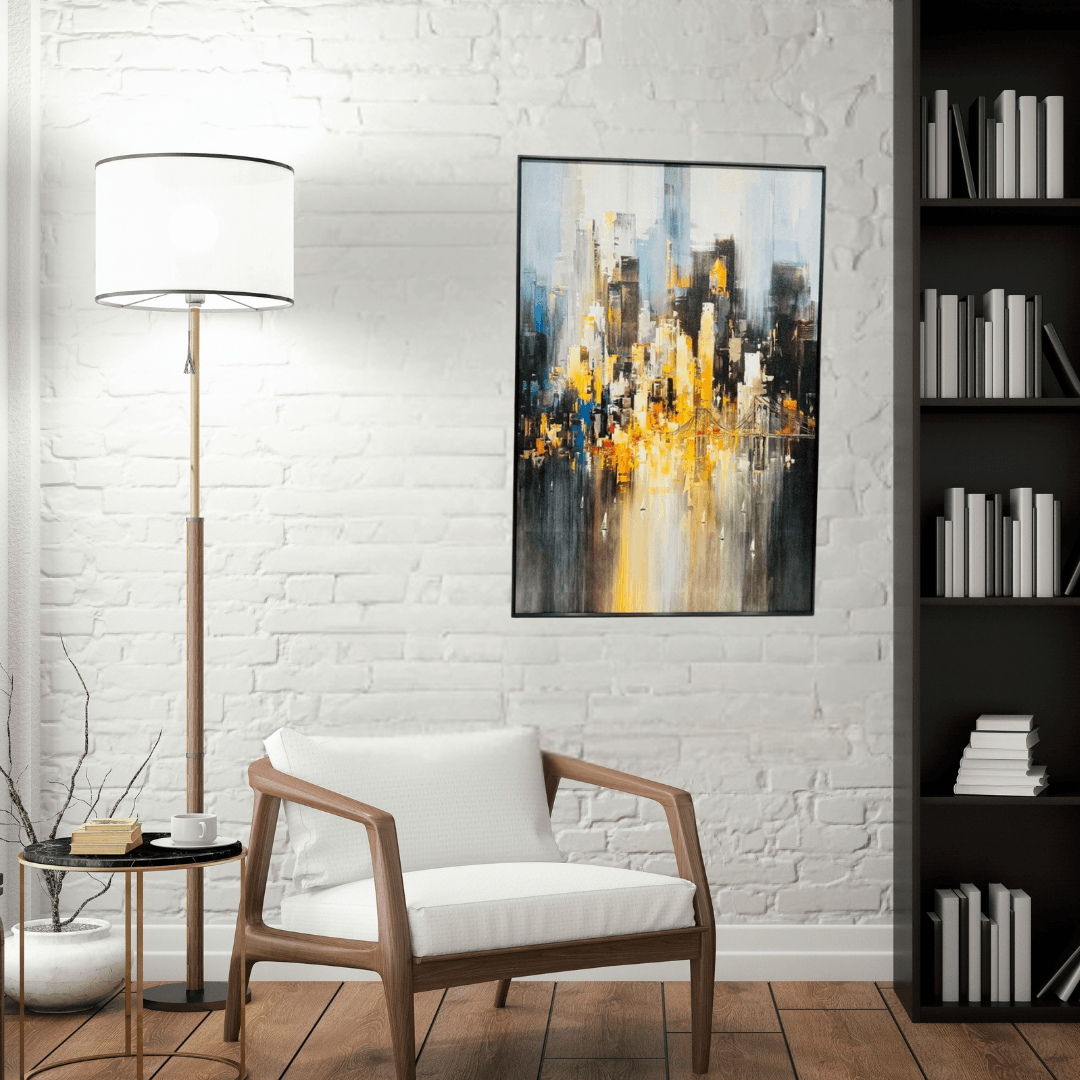 Exclusive Canva Printed Metal Frame Painting Style 10