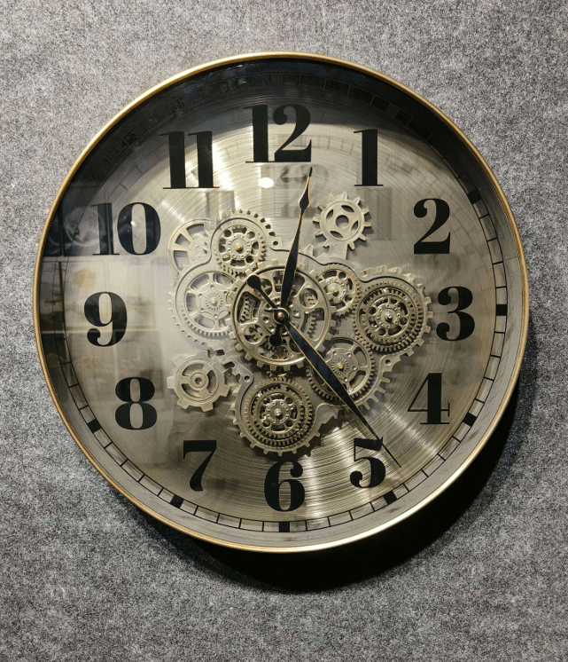 Royal Metal Gear Mechanical Clock Style 7