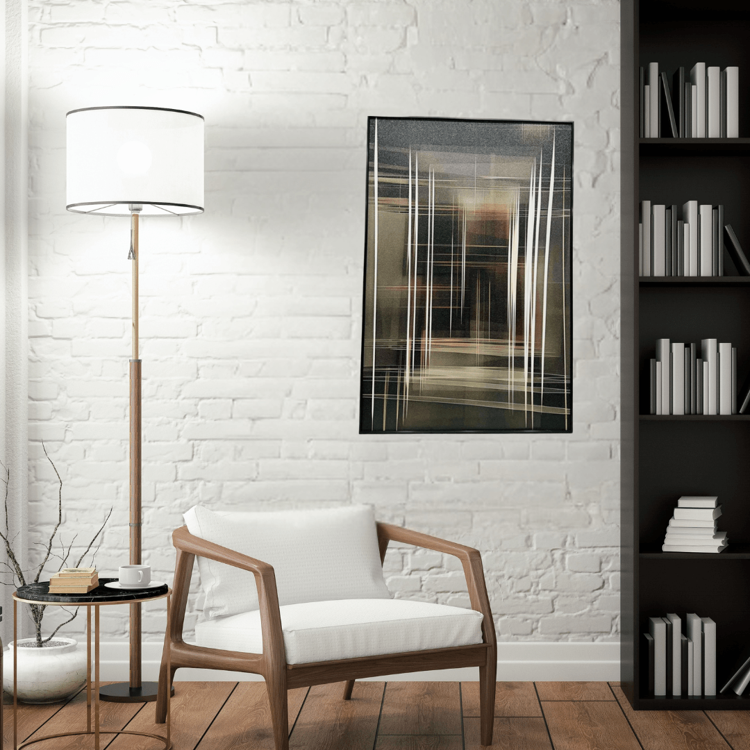 Exclusive Canva Printed Metal Frame Painting Style 3