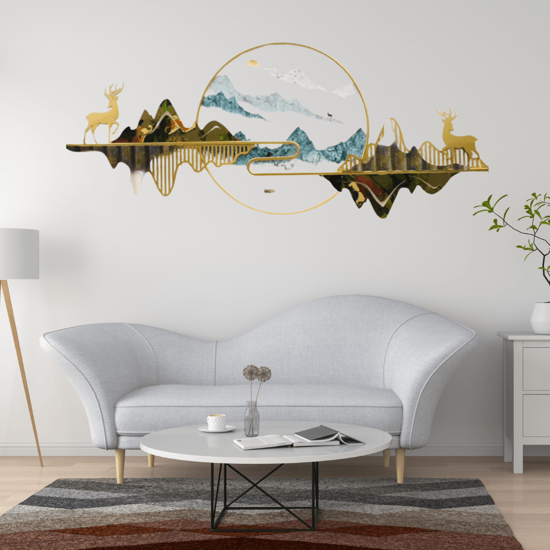 Luxury Metal Wall Art Style 8