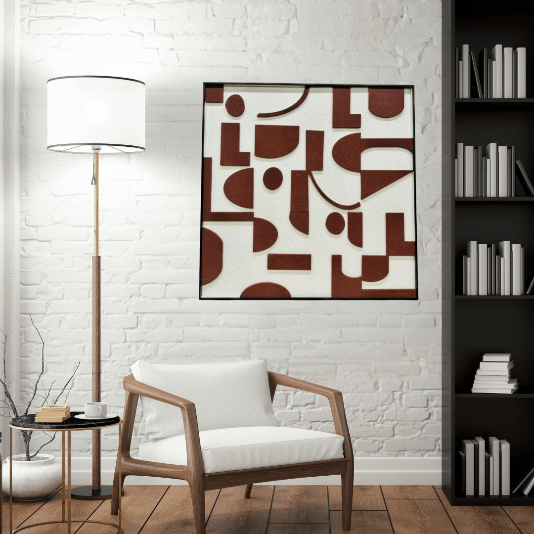 Exclusive Canva Printed Metal Frame Painting Style 39