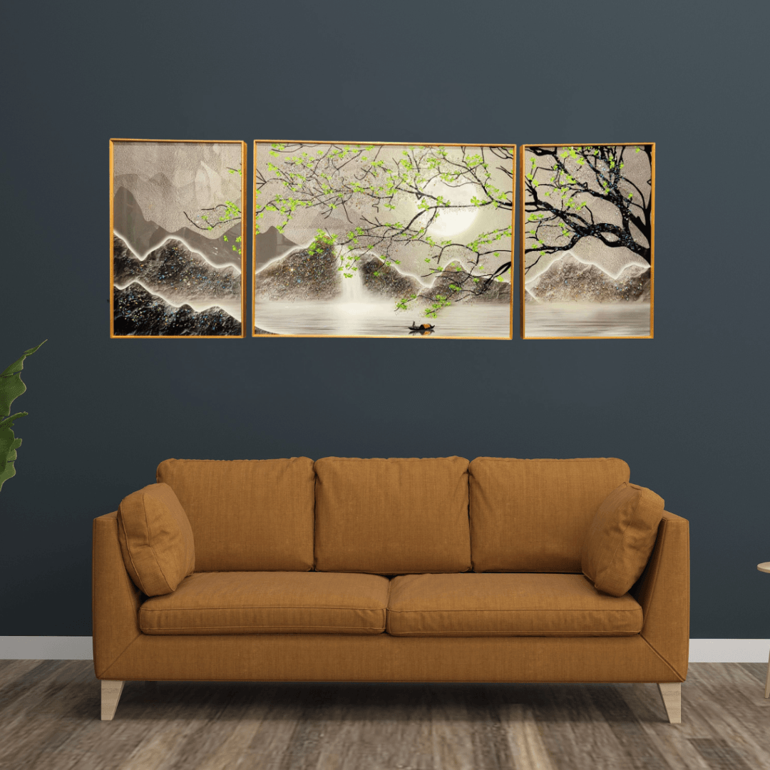 Modern PVC Glass Painting Style 34