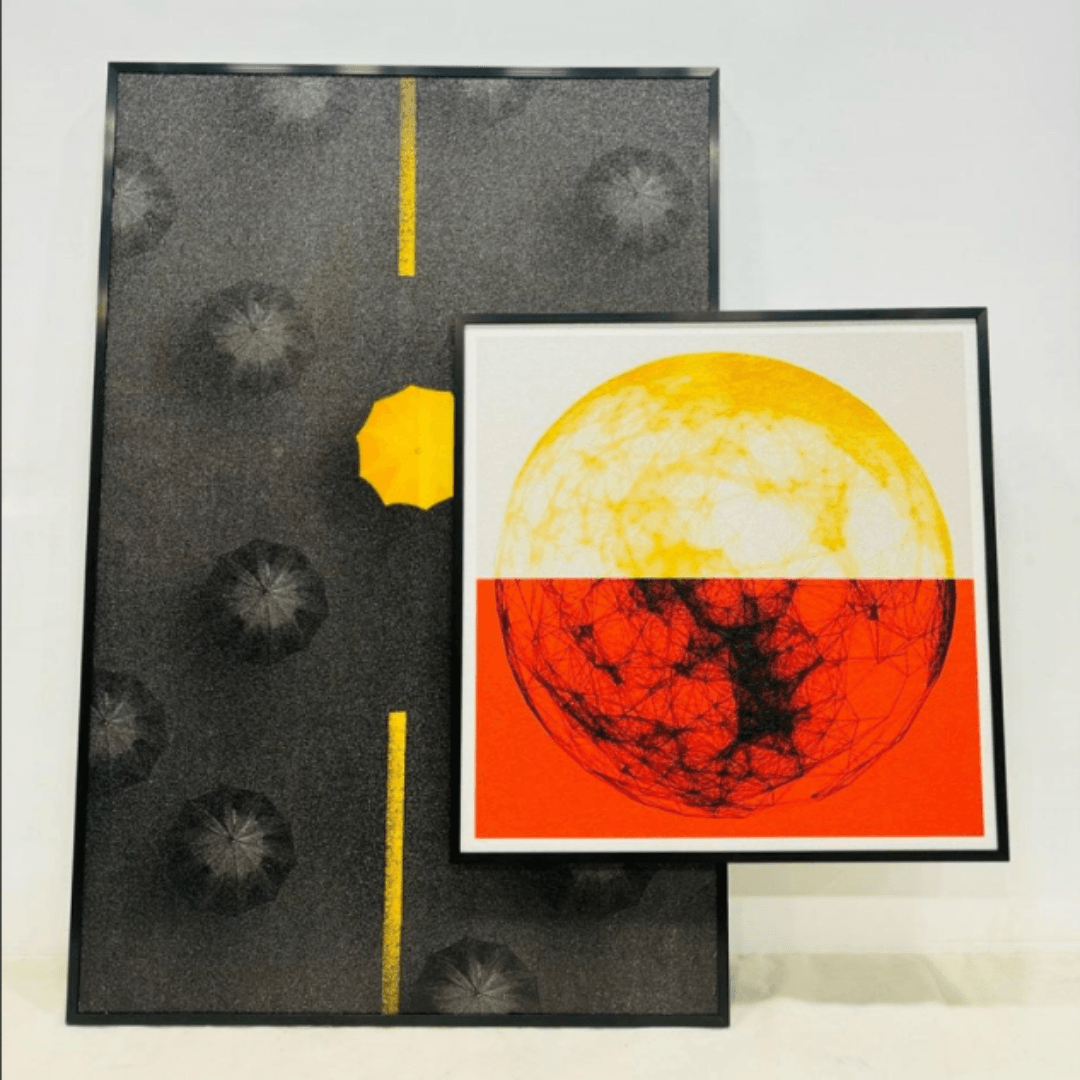 Exclusive Canva Printed Metal Frame Painting Style 54