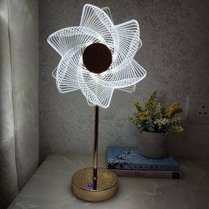 Sunflower Acrylic Luminous LED Table Lamp