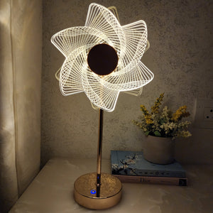 Sunflower Acrylic Luminous LED Table Lamp