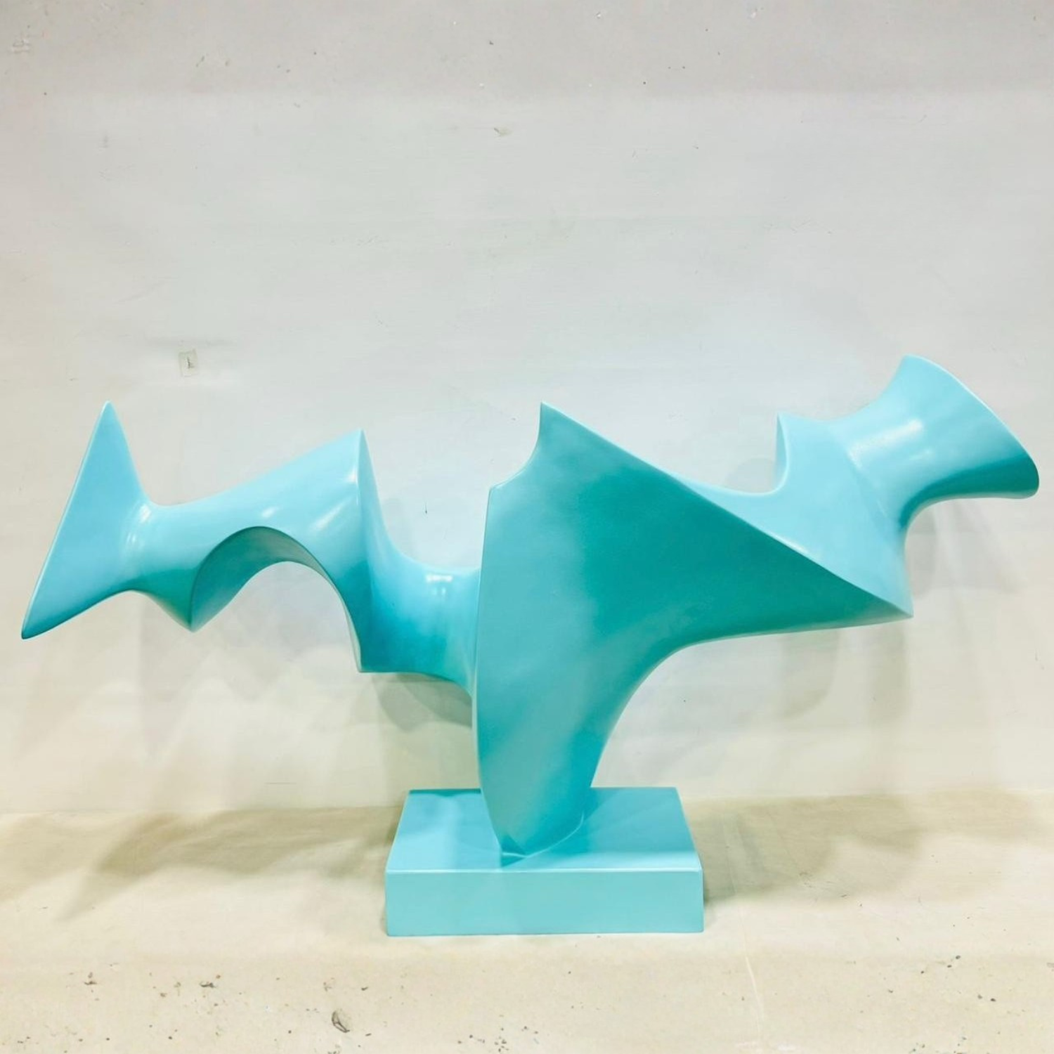 Modern Abstract Fiberglass Sculpture for Home & Office Décor