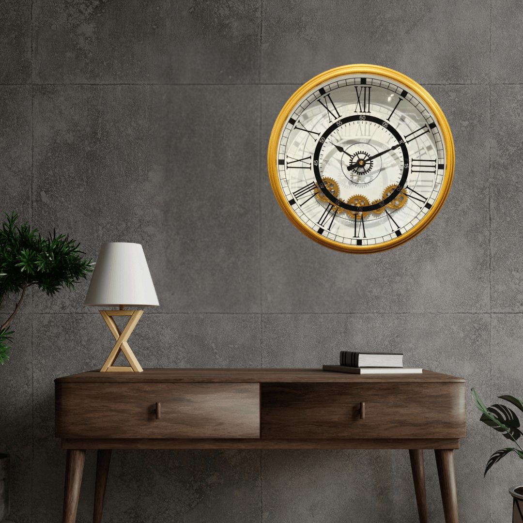 Royal Metal Gear Mechanical Clock Style 53