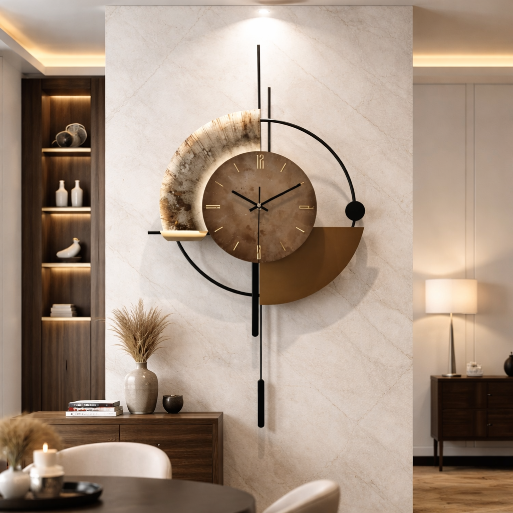 Metal Wall Clock Style 38