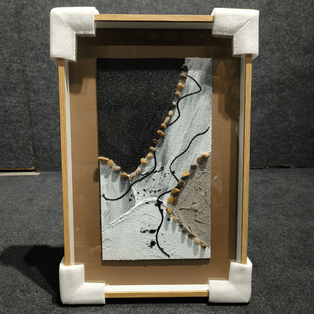 Artistic Wooden Frame Wall Painting Style 61