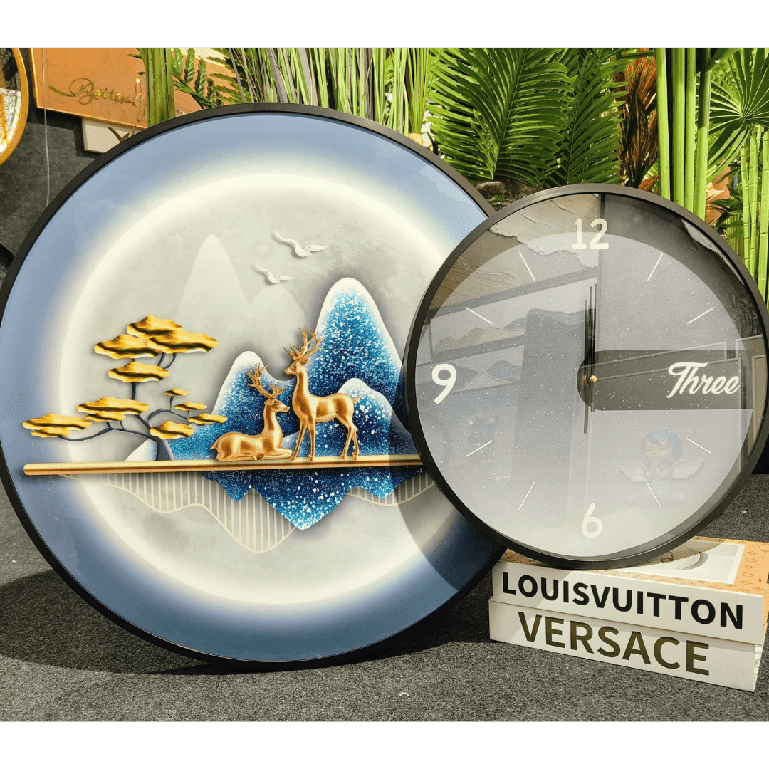 Fusion of Art & Clock Style 10