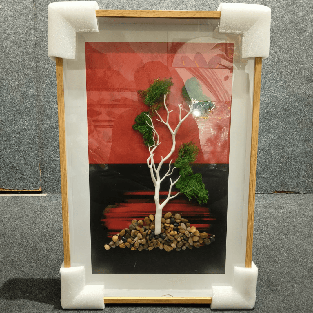 Artistic Wooden Frame Wall Painting Style 54