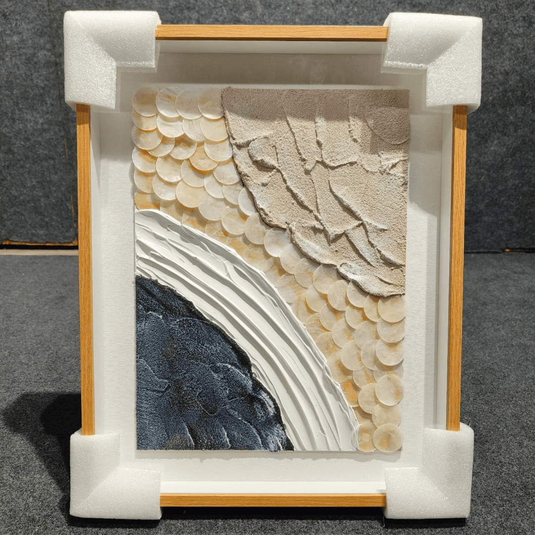 Artistic Wooden Frame Wall Painting Style 66