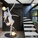 Dancing Leena Humanoid Sculpture Floor Lamp