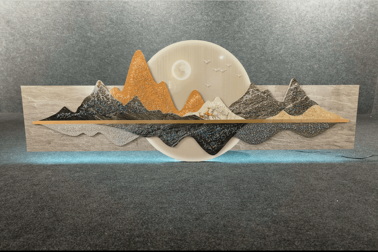 3D Acrylic LED Wall Art Style 27