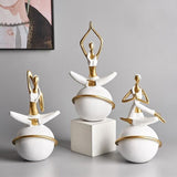 Yoga Figurine Sculpture - Set of 3