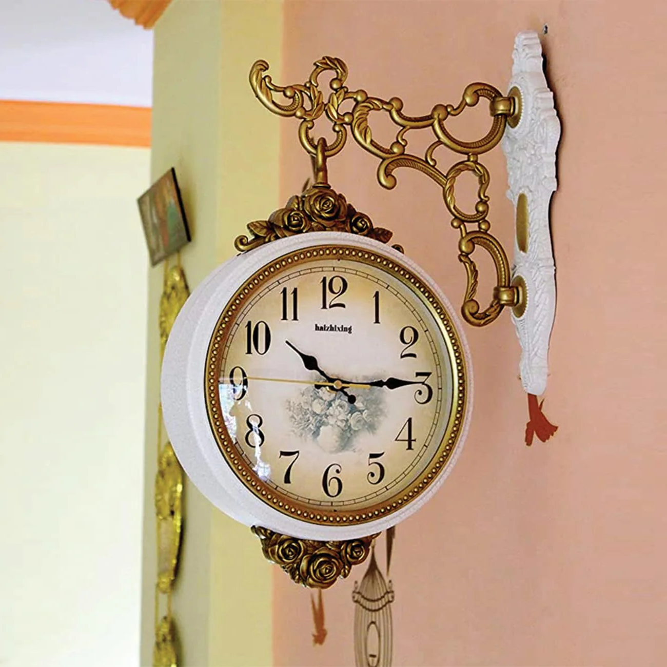 WALL HANGING DUAL FACE CLOCK STYLE 14