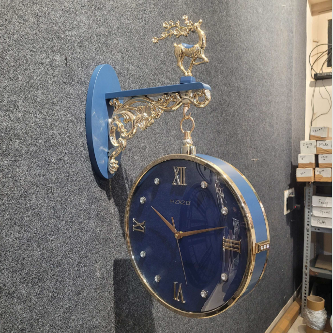 WALL HANGING DUAL FACE CLOCK STYLE 6