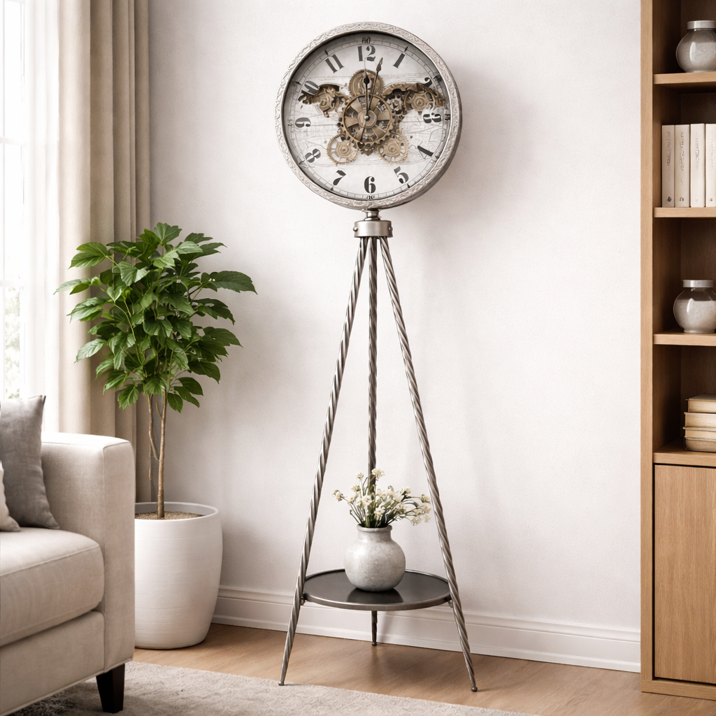Elegant Vintage Gear Wall Clock