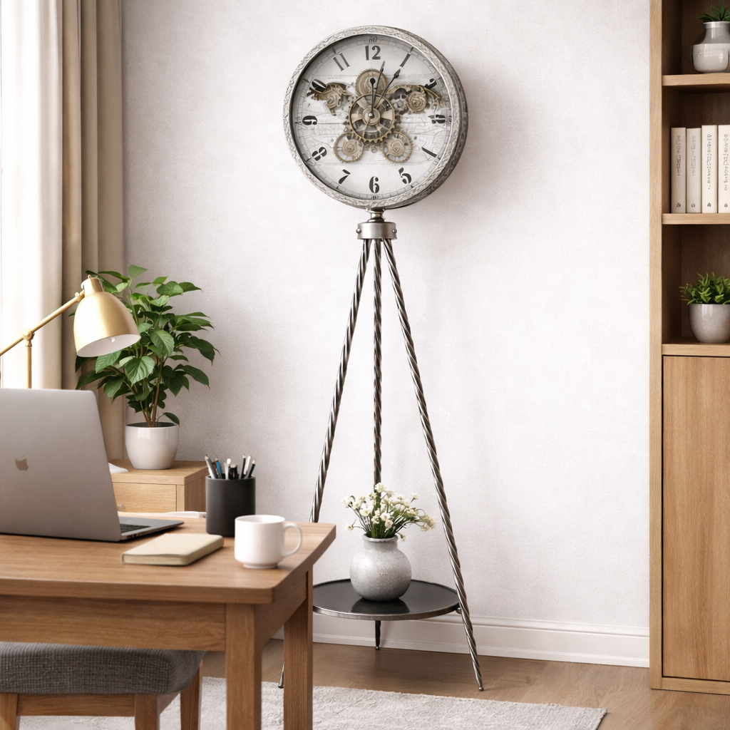 Elegant Vintage Gear Wall Clock