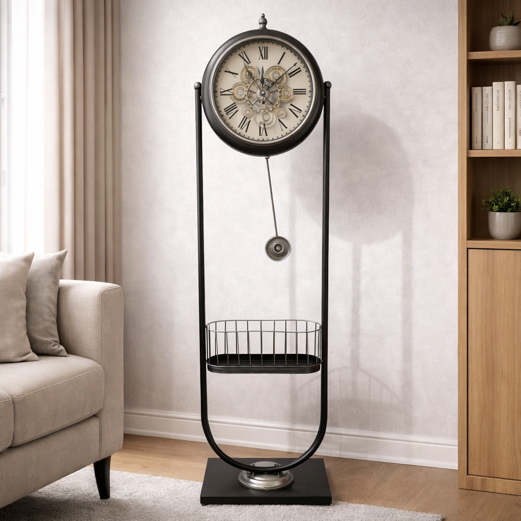 Antique Gear Pendulum Clock