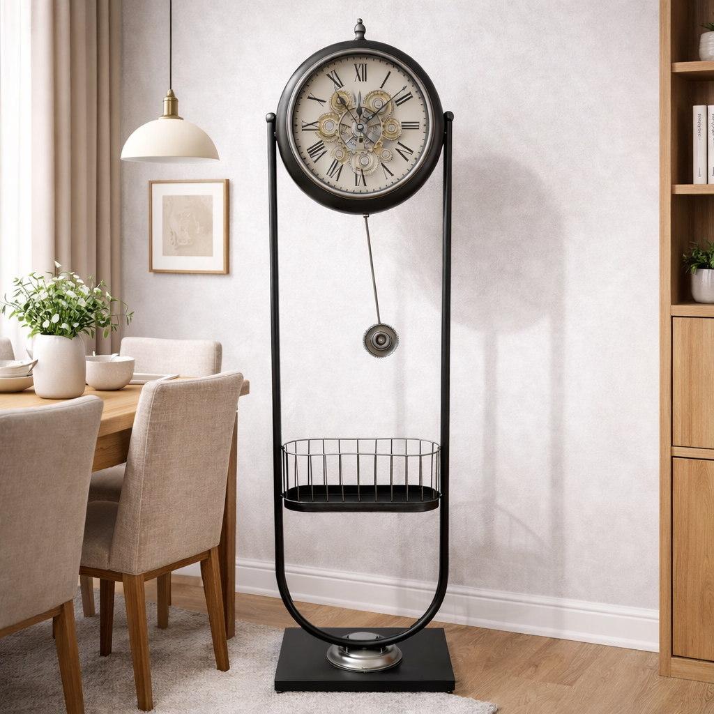 Antique Gear Pendulum Clock