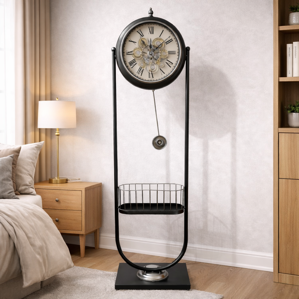 Antique Gear Pendulum Clock