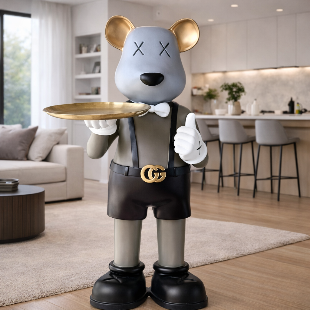 Mr Woody Bear Tray Holder