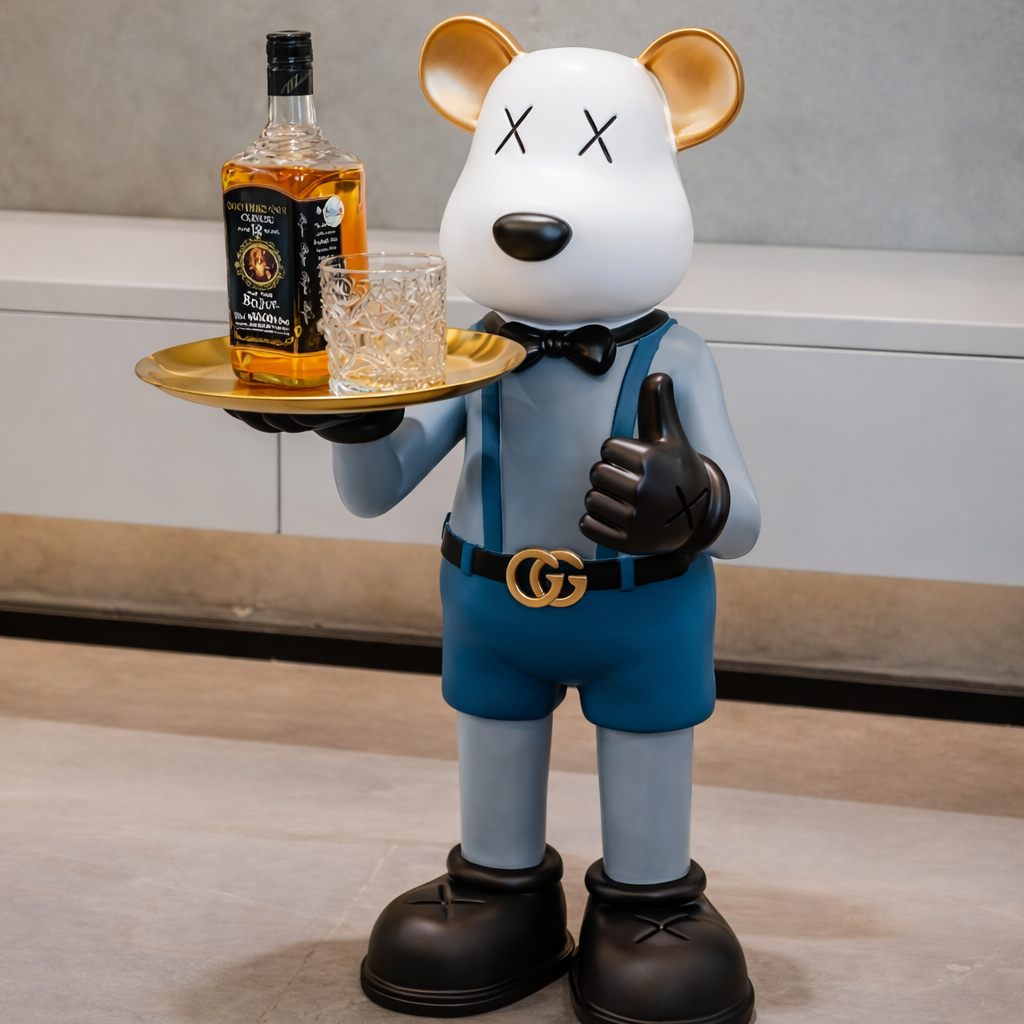 Mr Woody Bear Tray Holder