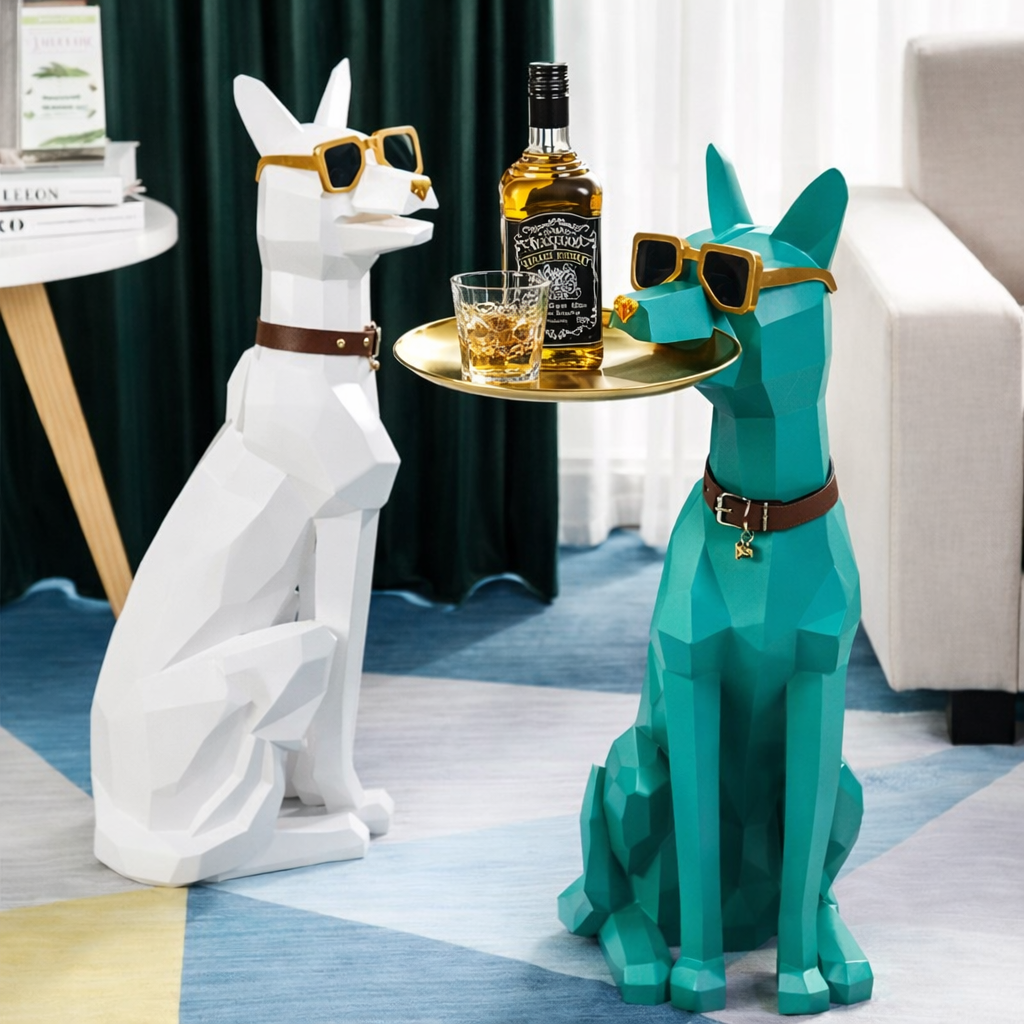 Mr Jackie Statue with Tray