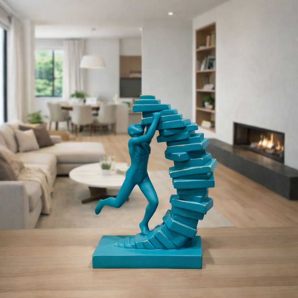 Book Climbing Sculpture