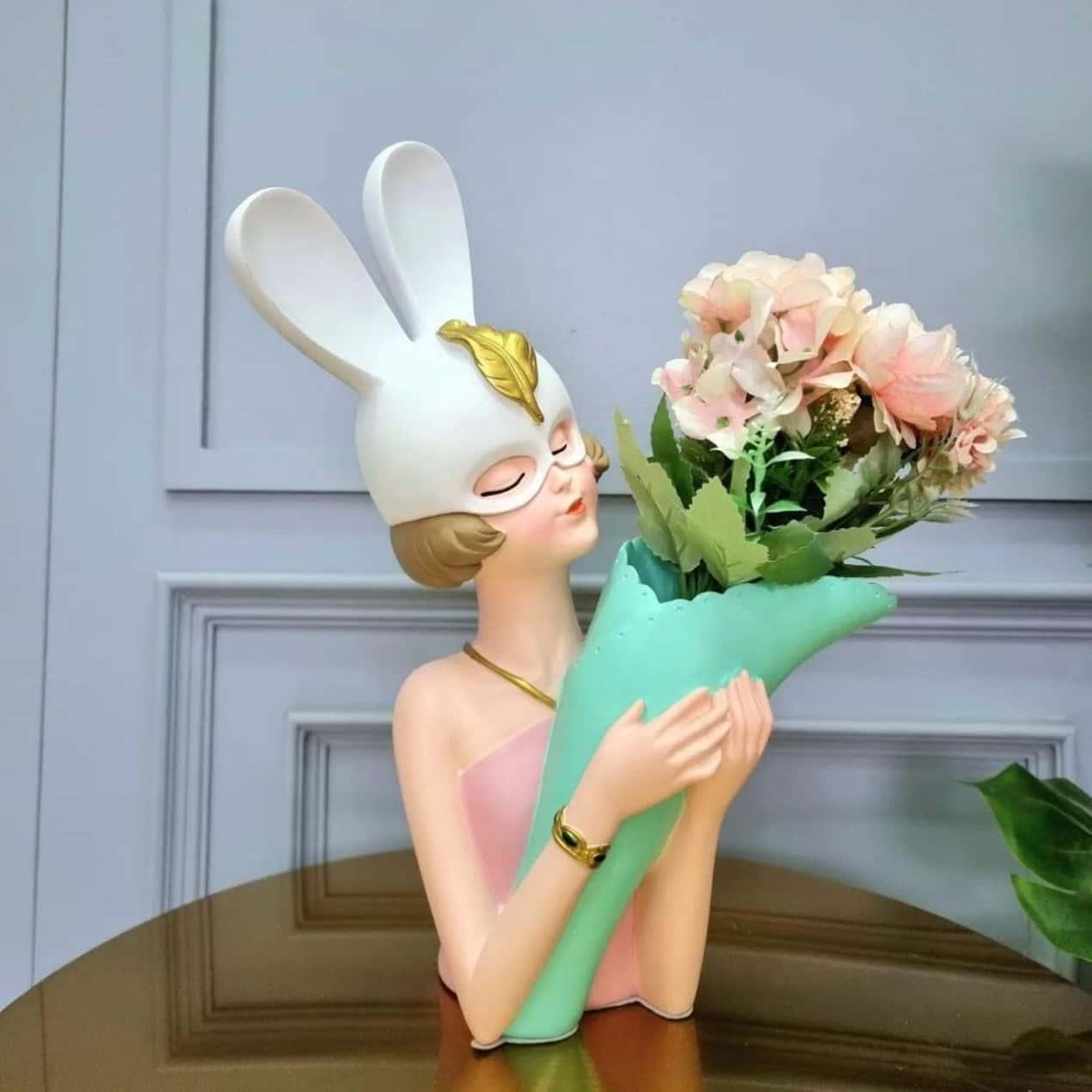 Ms Sophia with Bouquet of Love