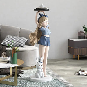 Ms Eva Humanoid Girl Floor Lamp