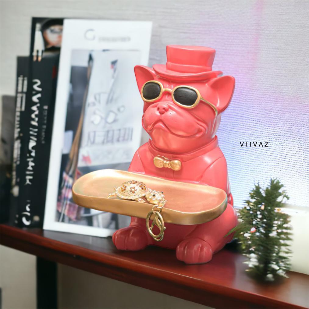 Quirky French Bulldog Tray Holder