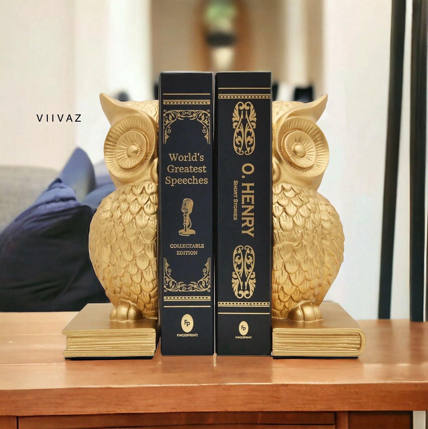 Owl Bookend - Guardians of Knowledge
