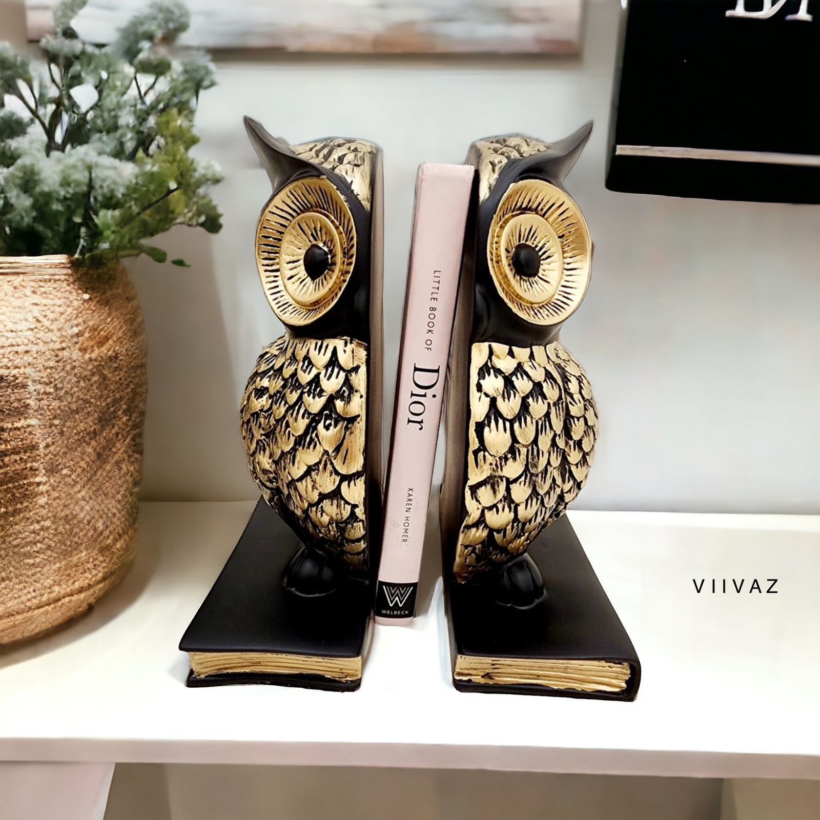 Owl Bookend - Guardians of Knowledge