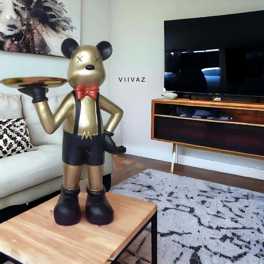 Mr Kaws Teddy with Tray