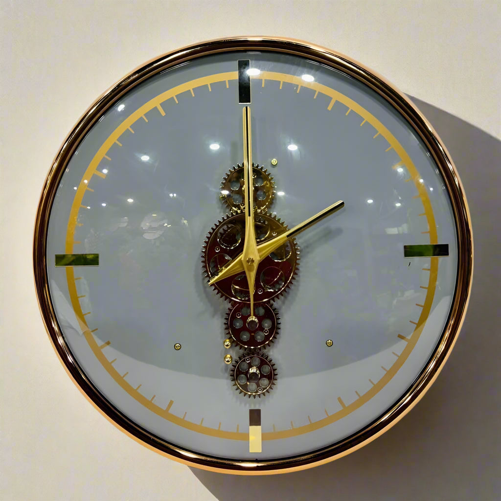 Luxury Metal Gear Clock Style 2