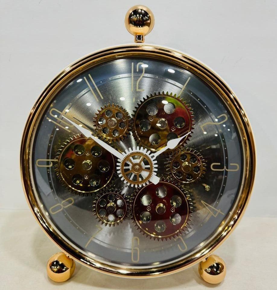 Luxury Metal Gear Clock Style 3