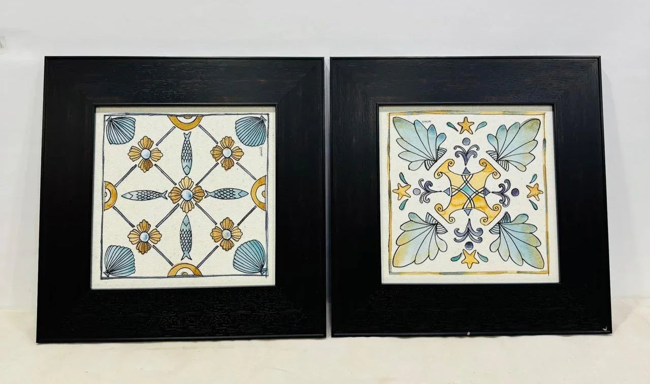 Glass Shadow Box Set of 2 Style 7